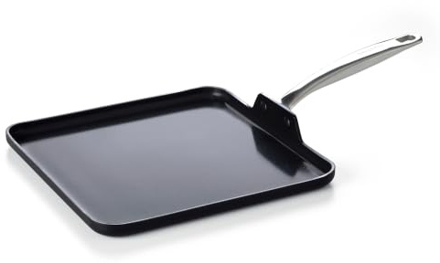 GreenPan Prime Midinght Healthy Ceramic Nonstick, Griddle 11, Black