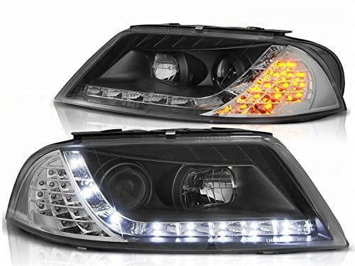 CR-Lights Led Scheinwerfer Set in schwarz für VW Passat 3BG B5 FL 09.2000-03.2005