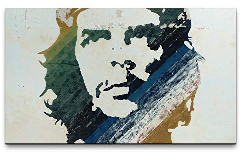 Paul Sinus Art Bilder XXL Che Guevara 120x70cm Wandbild auf Leinwand