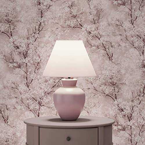 TADESSI WTD 411 Matilde Papier peint intissé Motif forêt et feuilles Rose/marron