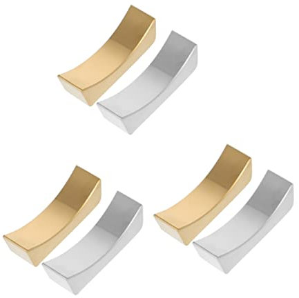 HOMSFOU 6 PCS Titolare d'Argento Dorato Ristorante Resto Taglierina Bacchette Cuscino Frese Creative Posate Decorazioni di Utensile Bacchette da Tavola Coltello in Acciaio