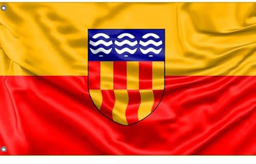 Drapeau du Canada de la Colombie-Britannique de Langford, imprimé au design unique, fabriqué dans l'UE (90 x 150 cm)