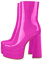 Only maker Stivaletti da donna con plateau, Vivamagenta, 41 EU