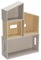 Betzold - Modulares Puppenhaus, 4-TLG. - Kinder-Spielzeug Spielhaus