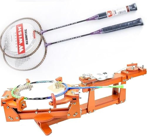 ZXSYYDS Badmintonschläger-Bespannungsmaschine,DIY Badmintonschlägerrahmen-Einfädelmaschine,Tischschläger-Bespannungsmaschine Mit Werkzeugen Und Zubehör,Für DIY-Squash
