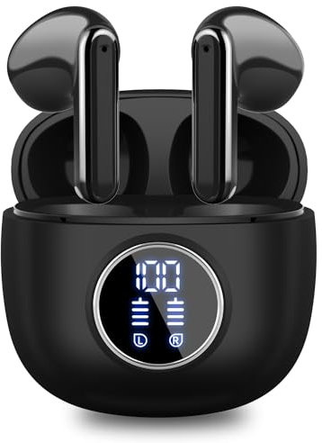 Xawy Wireless Earbuds, Bluetooth 5.3 Headphones in Ear, Ear buds with 4 ENC Noise Cancelling Mic, Bluetooth Earbuds 40H Playtime, HiFi Stereo Deep Bass Wireless Earphones, IP7 Waterproof