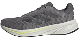 adidas Herren Response Runner Shoes Laufschuhe, Taupe Oxide/Carbon/Pulse Lime, 42 2/3 EU