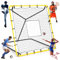 JellyArch Volleyball-Rebounder-Netz, 1,2 x 1,3 m, verstellbar, Baseball-Rebounder-Netz, Softball-Trainingsgerät, Volleyball-Übungsnetz für Volleyball, Softball, Fußball, Pitching und Feldtraining