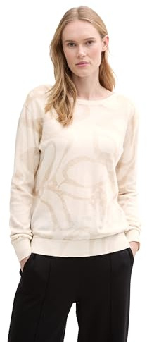 Tom Tailor Damen Strickpullover mit Muster