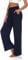 VIGVAN Jogginghose Damen Yogahose Weites Bein Freizeithose Trainingshose Sporthose Aktive Freizeit Gerades Bein Kordelzug Lose Lounge Pants mit Taschen (Navy Blau, XXL-1)