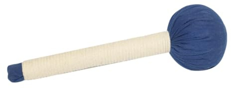 Massagehammer Massagestab 28x9x9cm für Rücken und Arm Blau | Baumwoll Leinen Gewebe, Manuelle Perkussion, Leicht Tragbar, für Zuhause und Büro, Sanfte Pflege