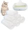 WenYa 120Pcs Cat Litter Tray Liners, 58x35cm Tear-Resistant Liners with Drawstring for Automatic Litter Box, Leak-Proof Cat Litter Bags with 10kg Load Capacity