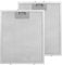 2 Pack Extractor Fan Filters, 5-Layer Metal Grease Filter Universal Extractor Fan Filters, Cooker Hood Filter Replacement, Kitchen Cooker Hood Vent Filter(32x26cm)
