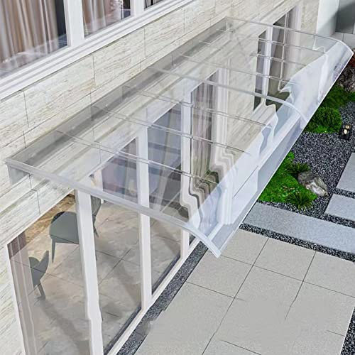 Generico Tenda da Sole per Porte e finestre, Tenda da Sole per Esterni, Tenda da Sole per Porta d'ingresso, Tenda da Sole per Patio, Copertura in policarbonato, Tenda da Sole, Protezione UV, Pioggia,