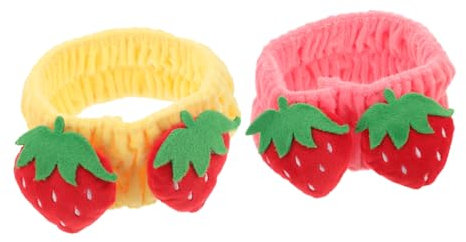 VALICLUD 2stücke Spa Gesichtswasch Stirnband Aus Hochwertigem Material Bequemes Stirnband Zum Haare Weg Halten Süße Stirnbänder Für Frauen