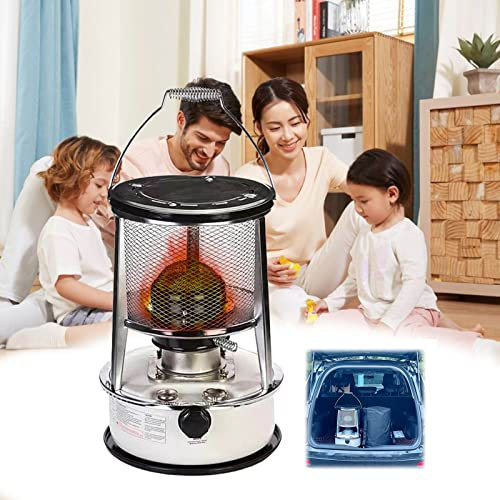 Réchaud à pétrole d'extérieur Rouge/Blanc, Chauffage à pétrole Efficace, réchaud de Camping Portable, brûleur/6 L/Blanc