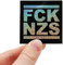 5x Glitzer FCK NZS Sticker 5cm x 5cm