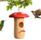 Holdes Nichoir pour colibri, nichoir pour lieu de nidification, maison en bois comme abri pour animaux et abri de jardin pour l'extérieur, le jardin, l'arbre, le balcon, la terrasse et la cour