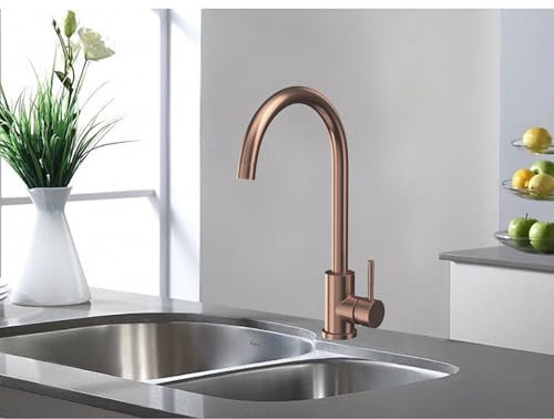 Keenware KKT-445 Kilburn Mitigeur de cuisine monobloc contemporain Bronze brossé
