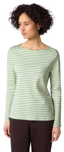 Street One Gestreiftes T-Shirt Pale Mint Green 42