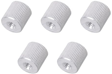 EXQIOUR 5pcs Aluminum Thread Converter 1 / 4in Female to Female Nut for Photography Equipment Easy Installation on Various Mounts Tripod Screw Converter