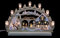 Unbekannt 3D-Doppelschwibbogen - Eisenbahn - 42 x 30 x 4,5 cm - Original Erzgebirge Schwibbögen - Michael Müller