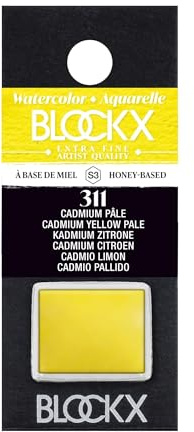 Blockx Kadmiumgelbe, blasse, halbe Wasserfarbe