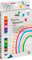 KREUL 90720 - Textil Marker medium Junior, 12 Stoffmalstifte für helle Textilien, mit großer unempfindlicher Faserspitze, Strichstärke circa 2-4 mm, waschecht nach Fixierung