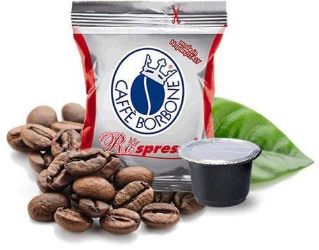Caffè Borbone Lot de 600 capsules de café Borbone Espresso « miscela rosso », compatibles avec les machines Nespresso