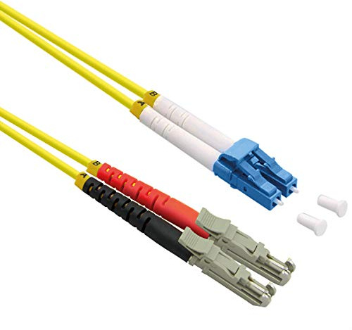 ROLINE LWL-Kabel duplex 9/125µm OS2, LSH APC / LC UPC, LSOH, gelb, 3 m