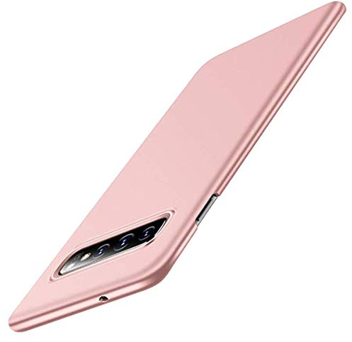 Jacyren Hülle für Samsung Galaxy S10 Ultra Dünn Matt PC Case [Anti-Kratzen] Schutzhülle Handyhülle [Anti-Fingerabdruck] Schutzschale Cover für Galaxy S10 Plus/S10 Lite (Galaxy S10, Rosa)
