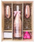24kt Rosé Sparkling Wine 75cl Gift Set With 2 Matching Metallic Pink Champagne Flutes, Chocolates And Gift Box - Gifts For Wine Lovers, Birthday, Congratulations Hamper (Rose)