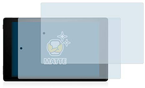 BROTECT Entspiegelungs-Schutzfolie für Amazon Fire HD 10 2019 (9. Gen.) (2 Stück) Matte Displayschutz-Folie, Anti-Reflex, Anti-Fingerprint