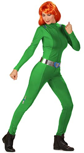 DEGUISE TOI Costume da spia verde per donna - Verde - XS