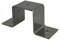 Vabenco Quadratrohrschelle, Schelle für Quadratrohre, Vierkantschelle, Grau, Edelstahl, 20x20 bis 50x50 mm, 1,5 mm oder 2,0 mm, Hardware-Klemmbacke