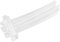 Logilink - Fascette stringicavo con campo etichettato, 100 pezzi, 100 x 2,5 mm, resistenti alla trazione fino a 8 kg, colore: Bianco