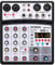 BOMGE DJ-Audio-Mischpult, 4-Kanal, 16 DSP Echo, Sound-Schnittstelle, Mischkonsole, Karaoke, mit MP3, USB, Bluetooth, Stereoaufnahme, 48 V Phantomspeisung - 04D-Schwarz