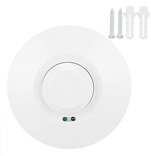 Oumefar 360 ° Niederspannungs-Mikrowellen-Radarsensor-Licht-Bewegungs-Bewegungsmelder-Schalter DC 12-24 V Mikrowellen-Bewegungsschalter