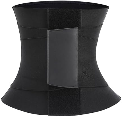 YOSICIL Taille Trainer Ajustable Shape Sculptants Sports Transpiration Ventre Plat Femme 3 Bandes de Scratch Serre Taille Elastique Nylon Lingerie Shapewear