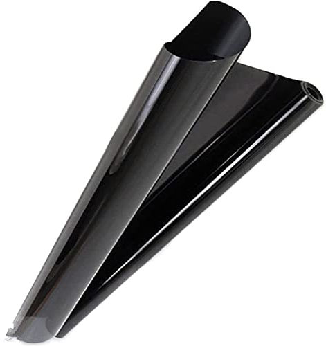 Auto Scheibentönungsfolie, MoreChioce Auto Scheiben Fensterfolie UV-Schutz Tönungsfolienrolle Kratzfeste Autoscheiben Folie Selbstklebende Sonnenschutzfolie, 50cm x 600cm Lichtdurchlässigkeit 25%