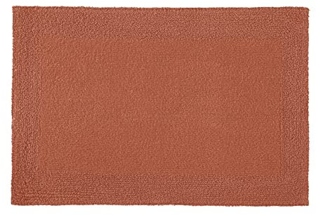 Kleine Wolke Badteppich Cotone, Farbe: Terracotta, Material: 100% Baumwolle, Größe: 70x120 cm