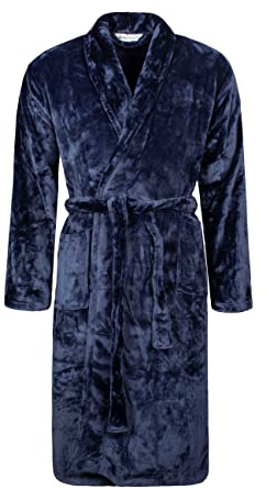 HEAT HOLDERS SOCKSHOP Mens Fleece Dressing Gown Pack of 1