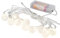 Ideen mit Herz 10er Lichterkette | LED | warmweiß | inkl. Timer-Funktion | batteriebetrieben | für innen | 3,05 m lang (Relief-Kugeln | klar)