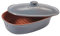 Römertopf Maxi Pot à pain en céramique naturelle pour un usage alimentaire Bleu/gris