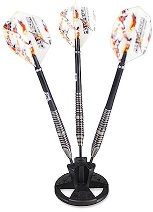 BULL'S Dartständer für den Schreibtisch | Stilvoller und funktionaler Dart-Präsentationsständer für DREI Darts.