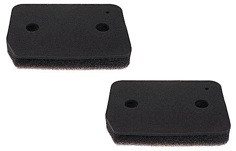 Invero Set of 2 Condenser Module Socket Foam Sponge Filter - Compatible with Miele T1 Series Heat Pump Tumble Dryers - Replacement Part No. 9164761