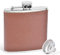 SPDYCESS Edelstahl Flachmann aus PU Leder 6oz Männer Flachmänner mit Trichter Vintage Flachmann von Whiskey Geschenk zum Wandern Fischen Skifahren