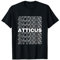 I Love Atticus Retro-Muster, personalisierbar T-Shirt