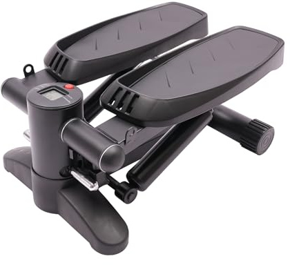 Stepper für Zuhause,Mini Stepper 2in1 Twister Stepper mit Power Ropes LCD Display für den Einsatz zu Hause,Büro, Schlafzimmer