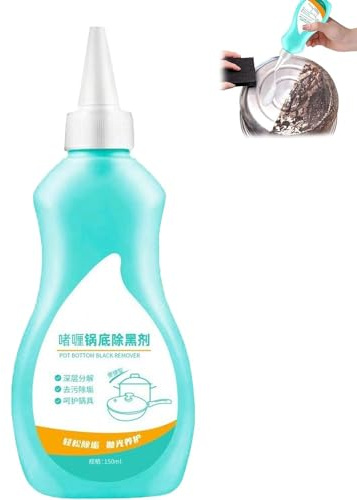 Magic Gel Cleaner For Pots And Pans,Cookware Cleaning Paste,Black Pot Bottom Cleaning Gel,Targets Stubborn Grease and Grime on The Bottom of Pans